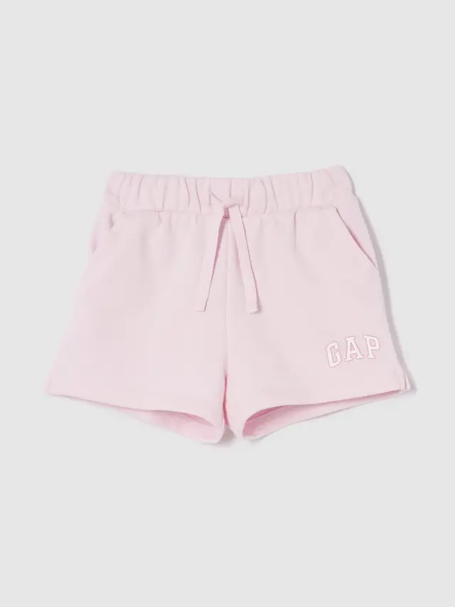 Ροζ babyGap Logo Pull-On Σορτς NEW POWDER