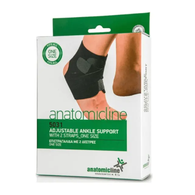 Anatomic Line Adjustable Ankle Support - Επιστραγαλίδα με 2 Δέστρες One Size 5031 1τμχ