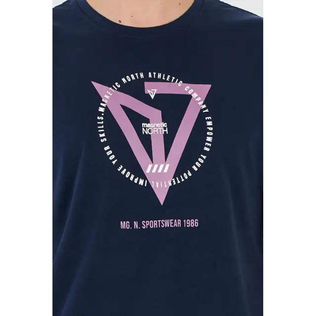 Magnetic North MGN T-Shirt (23006-Navy-White) - Μπλέ 3