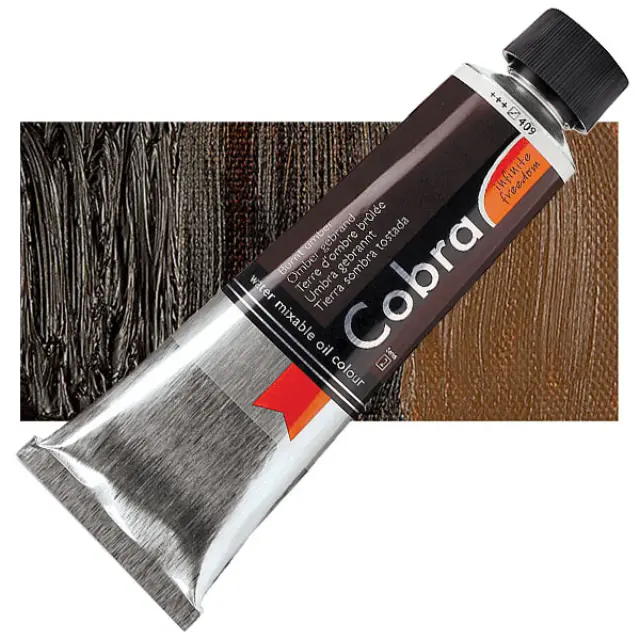 Λάδι Νερού Talens Cobra - 409 Burnt Umber - 150ml