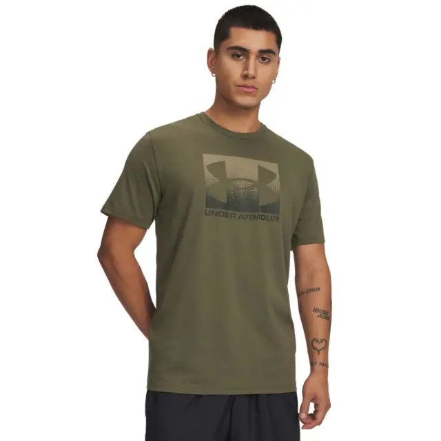 Under Armour Men's Curry Let Him Cook T-Shirt Λαδί 1386793-390 (Under Armour) - XLarge