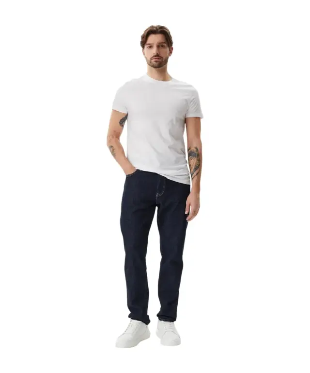 Calvin Klein - Ανδρικές Φανέλες Κοντομάνικες Crew Neck CK Monogram Τριπλό Πακέτο LV00NB4051-100 Λευκό 3