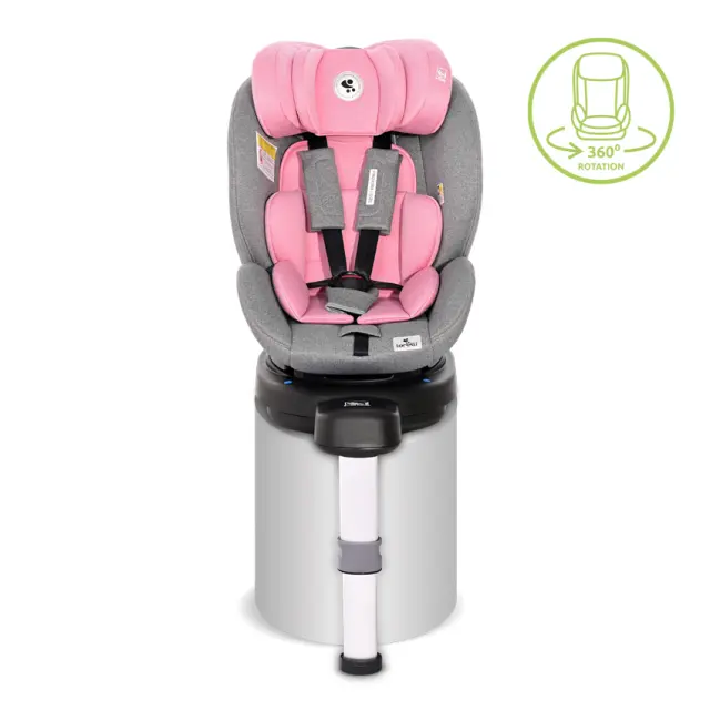 Lorelli Κάθισμα Αυτοκινήτου 40-105εκ. "Proxima" i-Size Isofix 360º Pink & Grey Ροζ 3