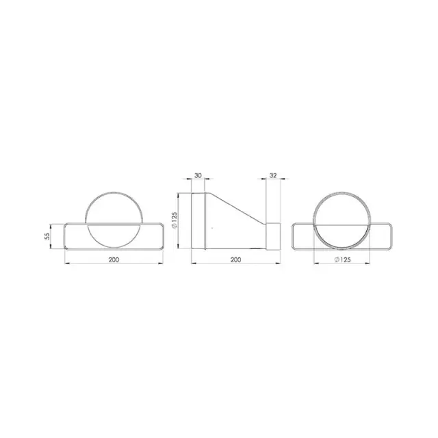 Europlast AKM250 Εξαεριστήρας Αεραγωγών Διαμέτρου 250mm 2
