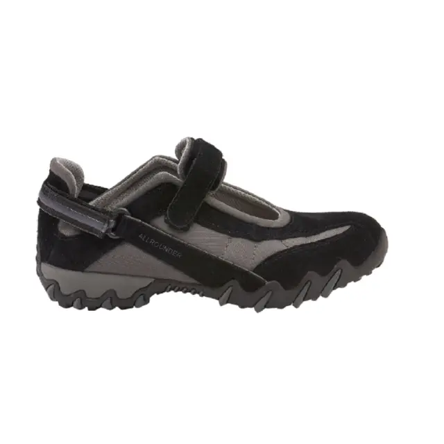 Mephisto Μπαρέτες Γυναικείο ύφασμα/δέρμα Nubuck Μαύρο MEP/NIRO W BLACK