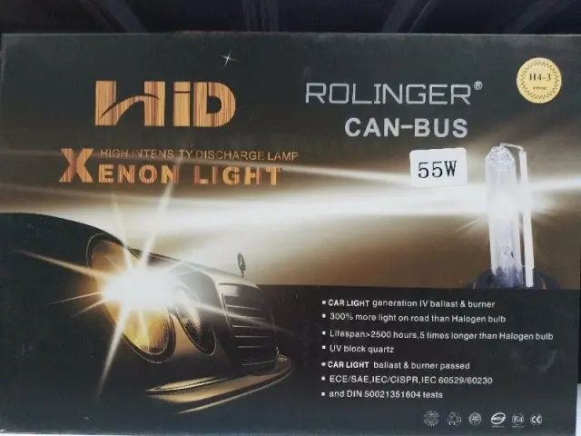 Λάμπες XENON - H4-3 - 55W - Rolinger - CanBus - 238228 2