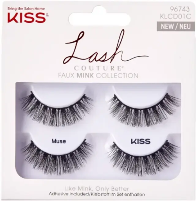 KISS Lash Couture Faux Mink Double Pack | Απόχρωση 01