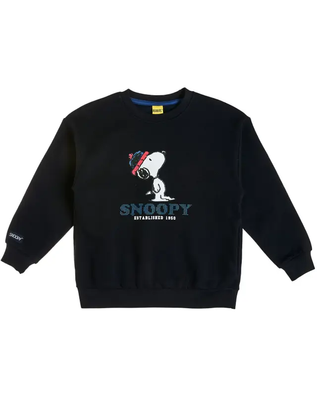 Σετ φόρμας φούτερ Snoopy με ανάγλυφα στοιχεία 2