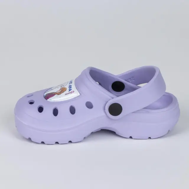 Disney Frozen Παντόφλες Παιδικές τύπου clog Λιλά Λιλά 2
