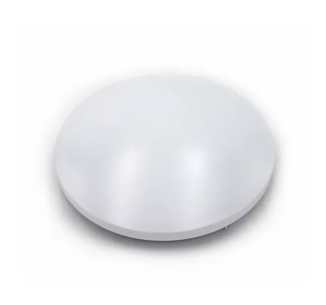 LED ΠΛΑΦΟΝΙΕΡΑ ΜΕΤΑΛΟ+PC ΣΤΡΟΓΓΥΛΗ 24W 4000Κ IP20 ΛΕΥΚΗ