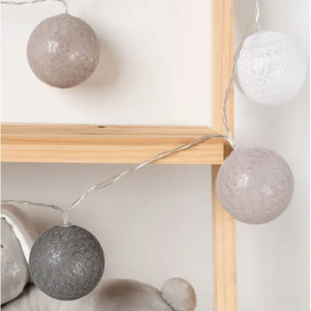Φωτάκια 9 τμχ.Διακόσμησης Δωματίου Led 150cm Grey