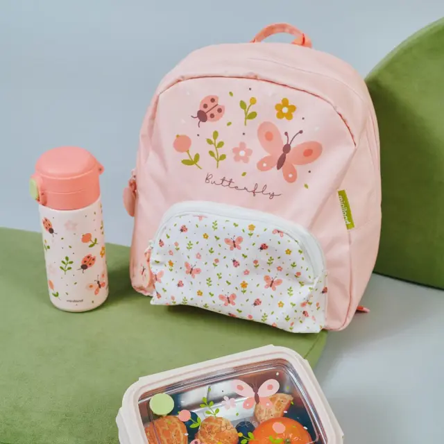 MINILAND ΠΑΙΔΙΚΟ ΑΝΟΞΕΙΔΩΤΟ ΠΑΓΟΥΡΙ STEEL JUNIOR BOTTLE BUTTERFLY 320 ml 3