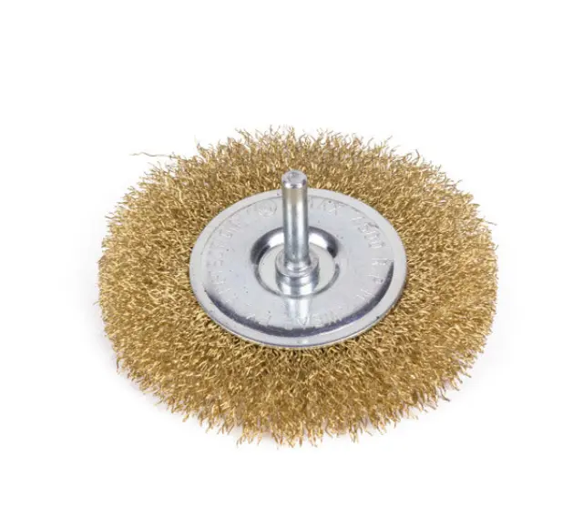 Steel wheel brush for drill flat 100 mm