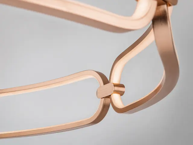 COLETTE Ø80 ROSE GOLD φωτιστικό οροφής Ροζ χρυσό 2