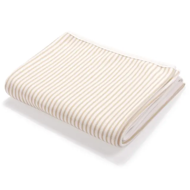 Κουβέρτα Διπλής Όψεως 75x100cm Interlock Beige Stripes 5904506811281 2