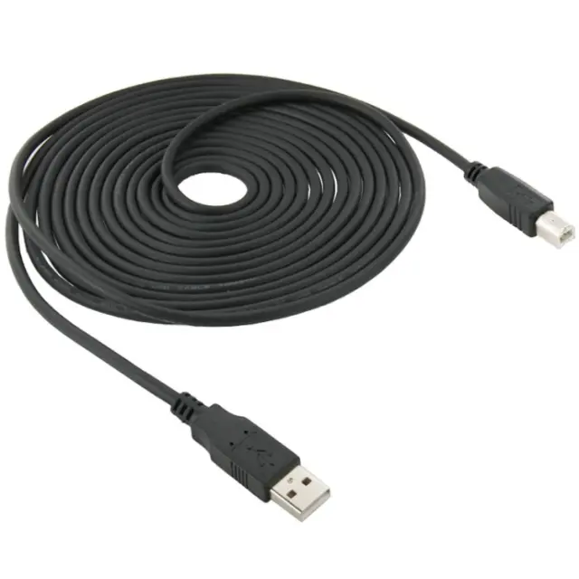 Καλώδιο Εκτυπωτή USB 2.0 3m-Black OEM 2