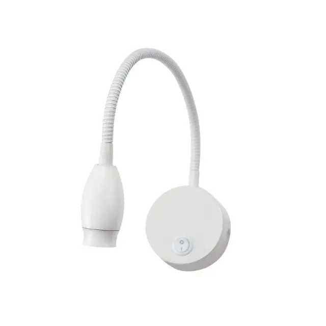 ΕΠΙΤΟΙΧΟ ΣΠΟΤ ΣΠΙΡΑΛ LED 3W ΜΑΤ ΛΕΥΚΟ 50° 210Lm 4.000Κ 230V SWAN / SF126BLED340W
