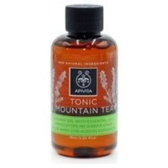 APIVITA MINI SHOWER GEL Tonic Mountain Tea 75ml