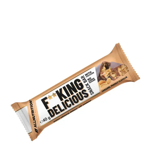 ALLNUTRITION Fitking Snack Bar Caramel Peanut, 40 g