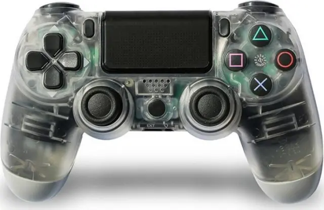 Doubleshock Ασύρματο Gamepad για PS4 Transparent