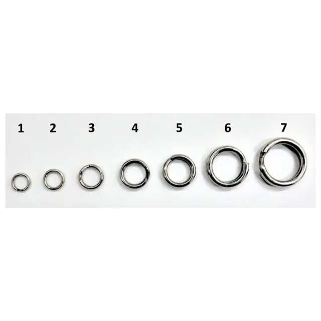 YAMAI SUTEKI POWER SPLIT RING YM-3 6 - 7.9mm - 64kg (7τεμ.) 2