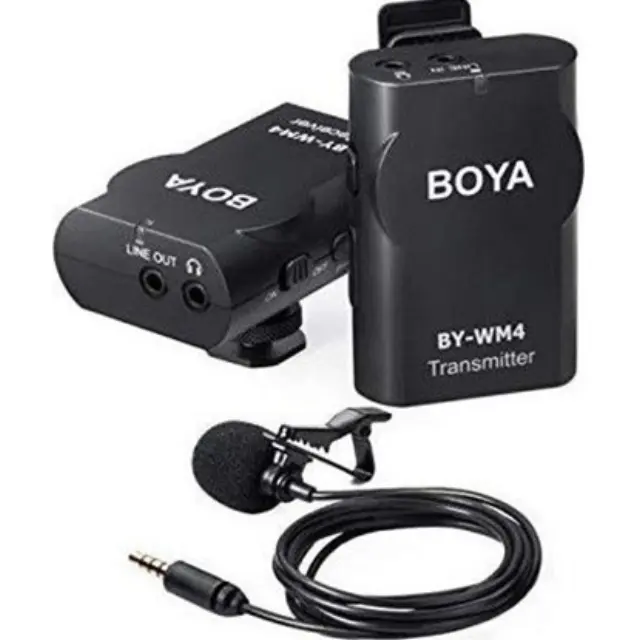 BOYA BY-WM4 PRO-K1 WIRELESS MIC 2.4G WIRELESS MIC SYSTEM 1+1