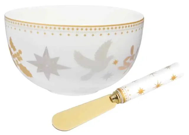 Maxwell & Williams White Christmas Bowl Set Σετ Μπολ Πορσελάνινα 10cm