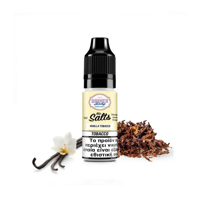 Dinner Lady Salt Vanilla Tobacco 10ml 20mg