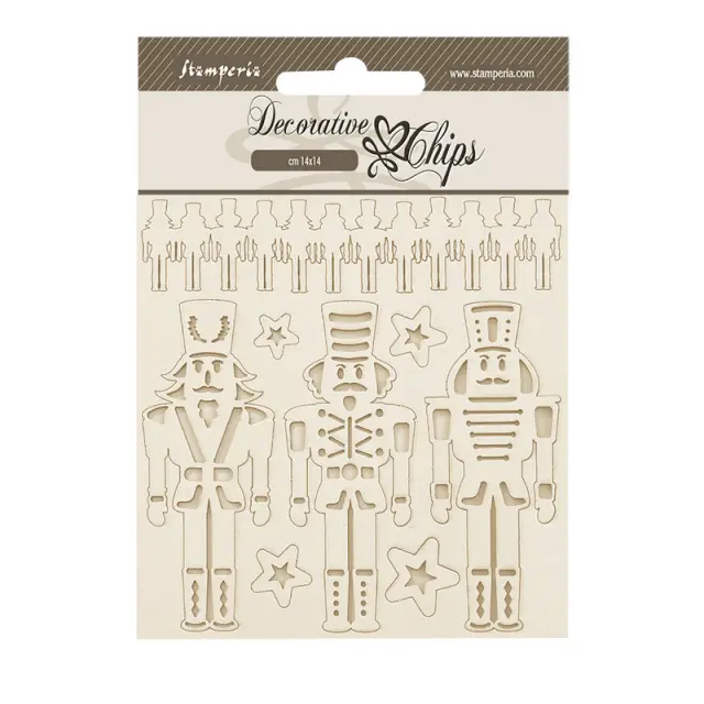 Chipboard Stamperia 14x14cm, The Nutcracker, Soldier
