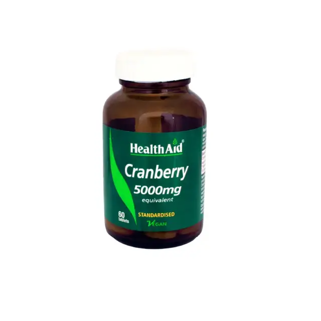 Health Aid Cranberry Extract 5000mg Κράνμπερι για το Ουροποιητικό Σύστημα 60 Ταμπλέτες