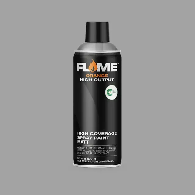 Flame Orange Spray Paint 400ml FO-836 Middle Grey Neutral