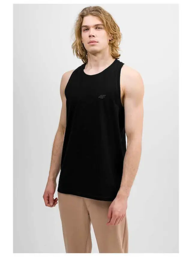 4F Tank Top Black 4FWSS24TSLEM076 - S