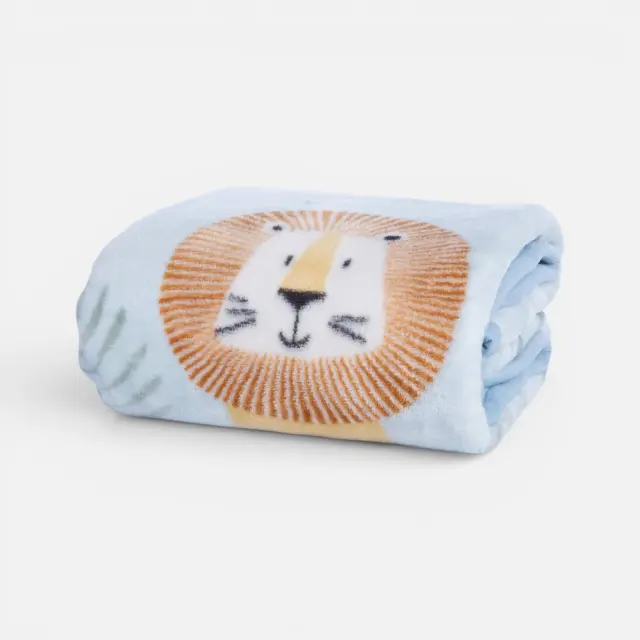 Κουβέρτα Βρεφική Κούνιας Wild Company 100x140 Nef Nef Homeware, 100% ΠΟΛΥΕΣΤΕΡΑΣ - BLUE (040924) 2