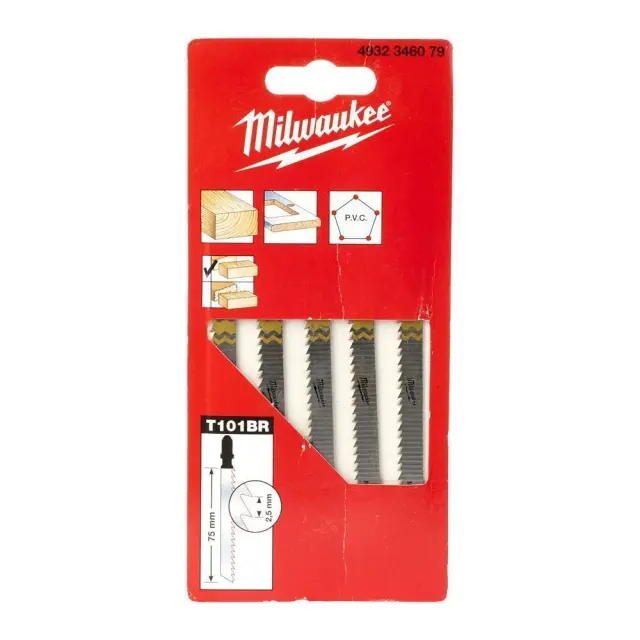 Milwaukee 4932346079 - Λάμες Σέγας 75x2.5/T101BR Set 5τμχ 3