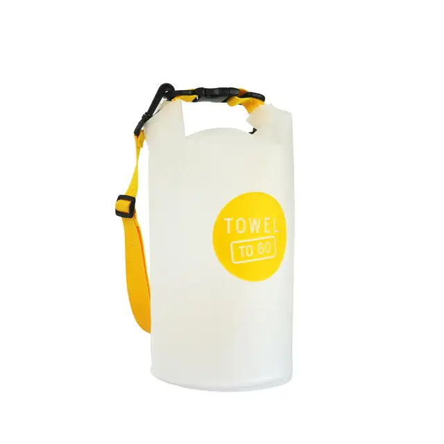 Towel To Go Roll N Go Αδιάβροχη Τσάντα Μεταφοράς Yellow
