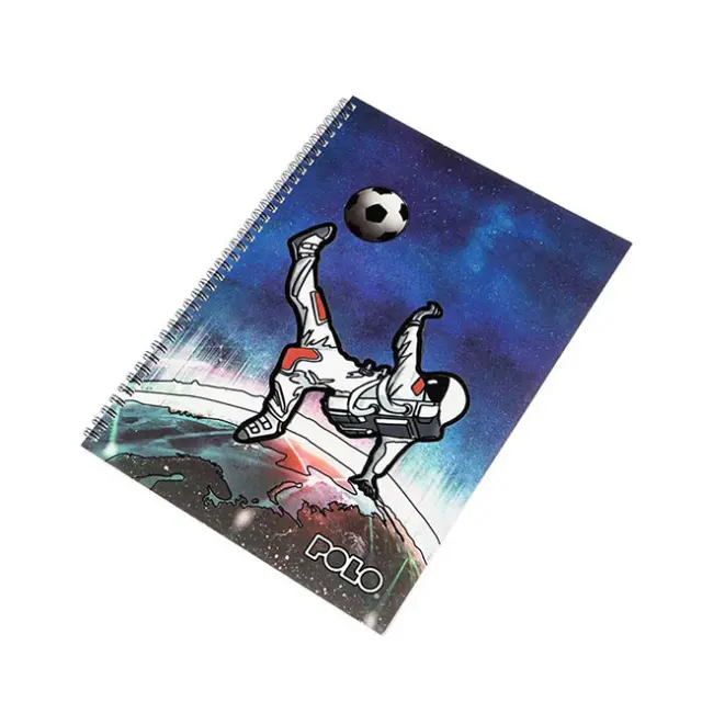Polo Τετράδιο Σπιράλ 17x25 Football Space (919001-8184)