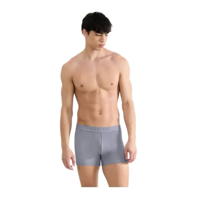 Sloggi Ανδρικό Boxer SLG Base Soft Trunk - Διπλό Πακέτο, Χρώμα Morandi Grey 2