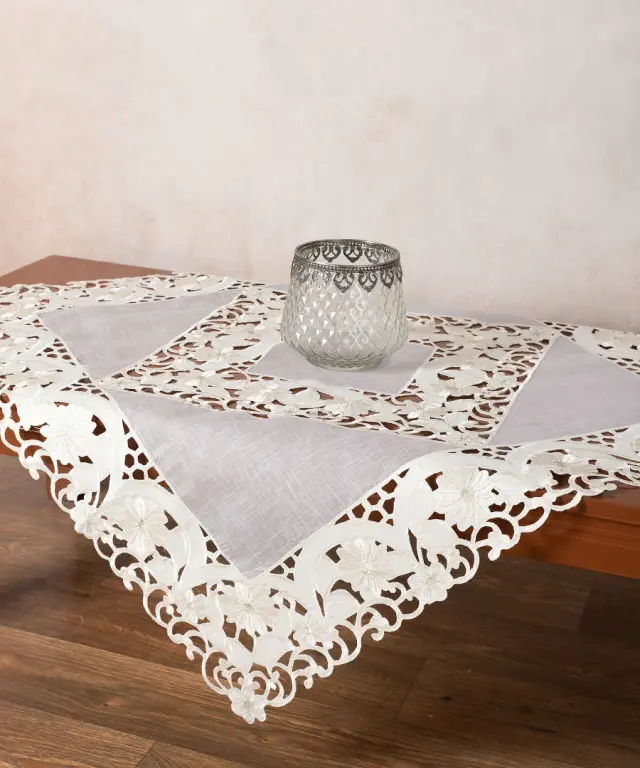 Σατέν κοφτό καρέ (85cm x 85cm) L09021A - -