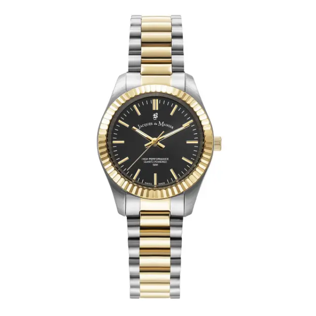 Jacques Du Manoir Inspiration Prime, Women's Watch, Gold/Silver Stainless Steel Bracelet JWL03906