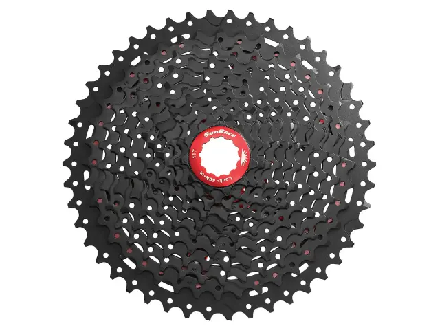 ΚΑΣΕΤΑ SUNRACE CSMX8 11-46 11 ΤΑΧΥΤΗΤΩΝ CHROME BLACK