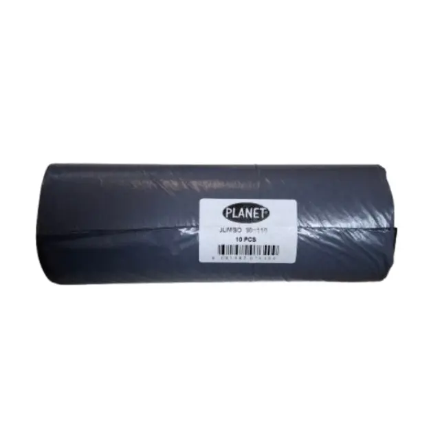 Σακούλες Απορριμάτων 80x110cm 10τμχ σε Μαύρο Χρώμα