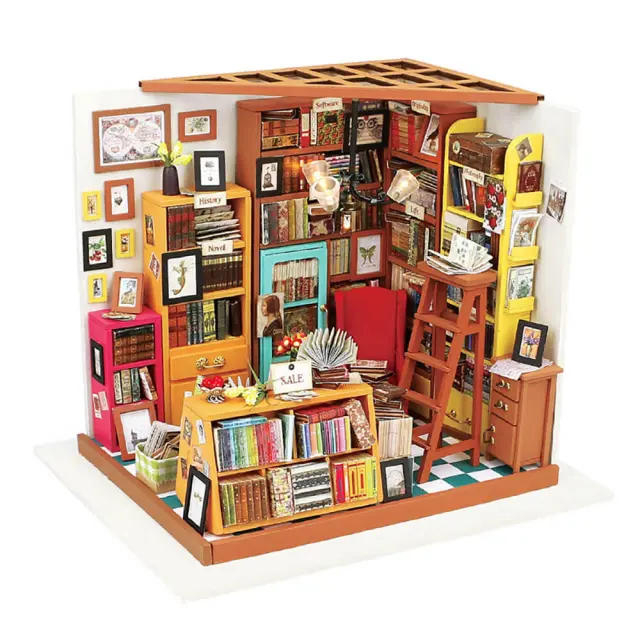 Robotime DIY Παιχνίδι Κατασκευών Ξύλινo Sam’s Study Room DG102