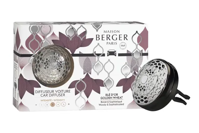 Maison Berger Paris Car Diffuser Kit Συσκευή Διάχυσης Αρώματος και Κεραμικός Δίσκος Quintessence Modulable 3