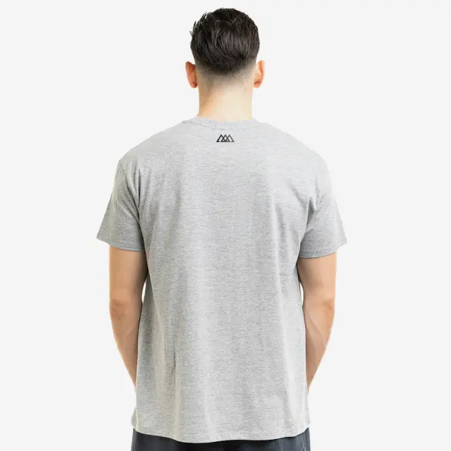 T-shirt Noshame® Γκρι Μελανζέ με τύπωμα Girl with Glasses - 122591 - XXL 3