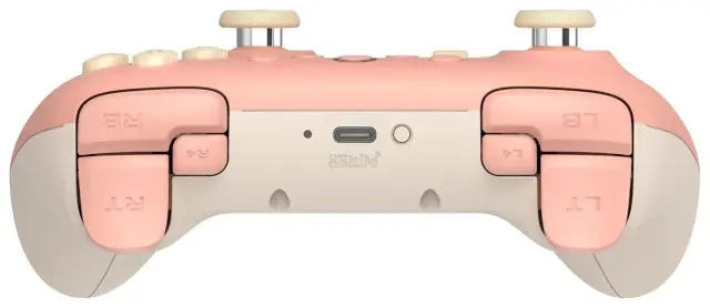8BitDo Ultimate 2C Wired Ενσύρματο Gamepad για PC + Android με Hall Effect Joysticks, 1000Hz + USB – Peach 2