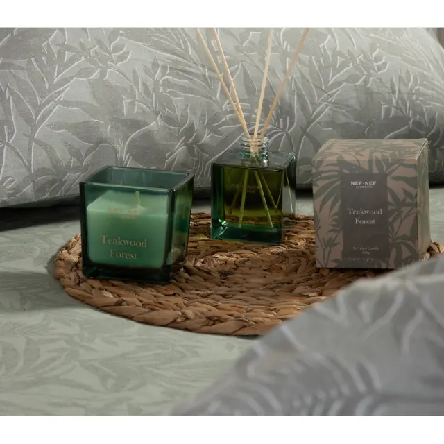 ΑΡΩΜΑΤΙΚΟ ΚΕΡΙ TEAKWOOD FOREST 25 200gr NEF-NEF HOMEWARE, - GREEN (038569) 2