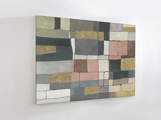 Zonas 788625 – Ζωγραφικός Πίνακας Acrylic 120x160cm με Χρυσές Λεπτομέρειες Άσπρο Γκρί Μαύρο Μπεζ Χρυσό 3