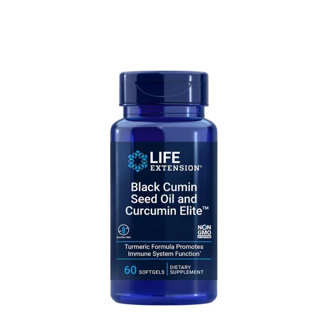 Life Extension Black Cumin Seed Oil and Curcumin Elite™