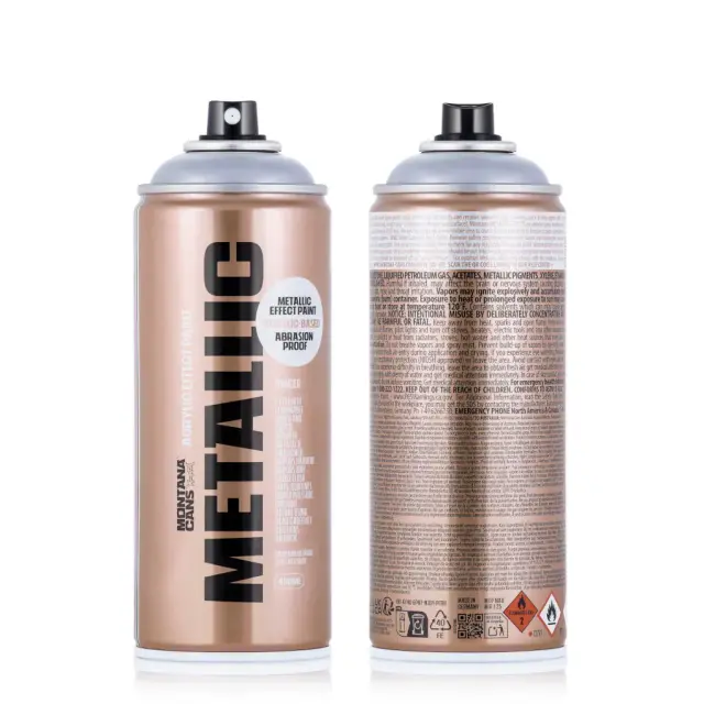 Montana Metallic Spray Paint 400ml EMC7060-Graphit 2