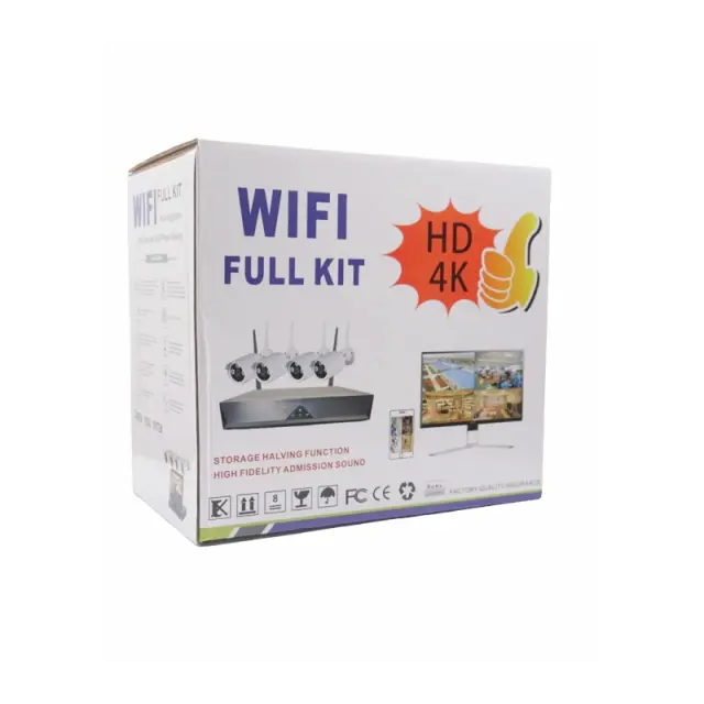 ΣΥΣΤΗΜΑ CCTV ΜΕ 4 ΑΣΥΡΜΑΤΕΣ ΚΑΜΕΡΕΣ WIFI HL-130W-4 2